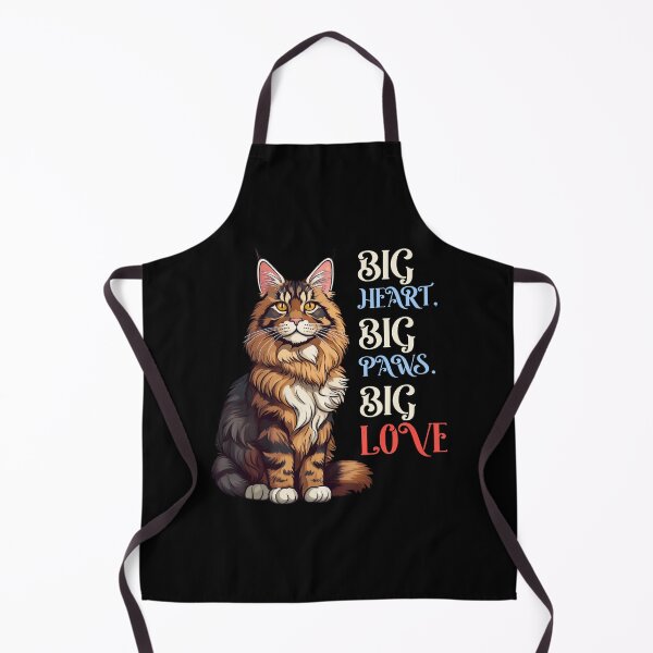 Item preview, Maine Coon Cat - Big Heart Big Paws Big Love designed and sold by Kspirit Designs.
