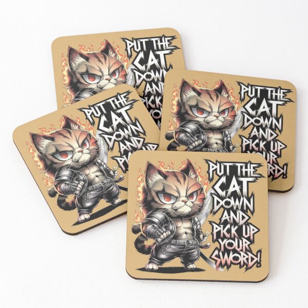 Item preview, FIERY FIGHTER CAT! designed and sold by SharingLove.