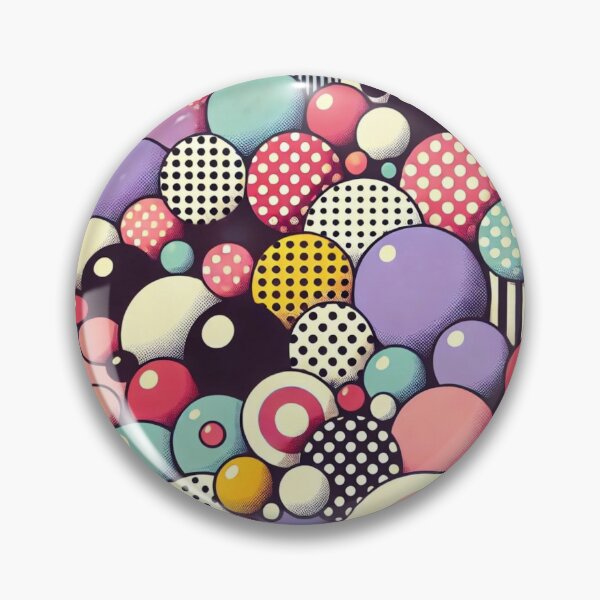 Item preview, Aesthetic multicolor Polka Dots designed and sold by Right-UR.