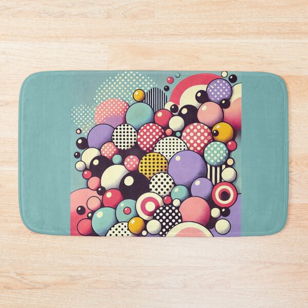 Item preview, Aesthetic multicolor Polka Dots designed and sold by Right-UR.