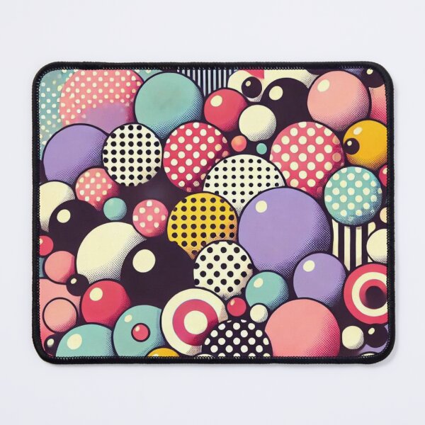 Item preview, Aesthetic multicolor Polka Dots designed and sold by johnnie2749.