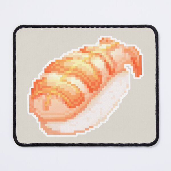 Item preview, Pixel Art Shrimp Sushi designed and sold by Percy Everett.