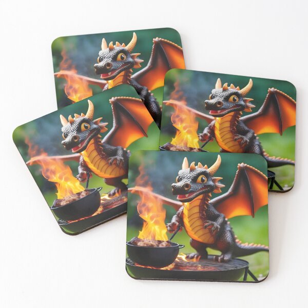Item preview, Draco the Grill Master's Barbecue Adventure designed and sold by Pandanime.
