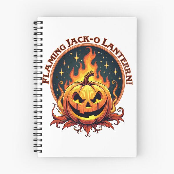 Item preview, Flaming Jack-O Lanterrn Halloween Design For Firefighters designed and sold by UniqueDuoDesign.