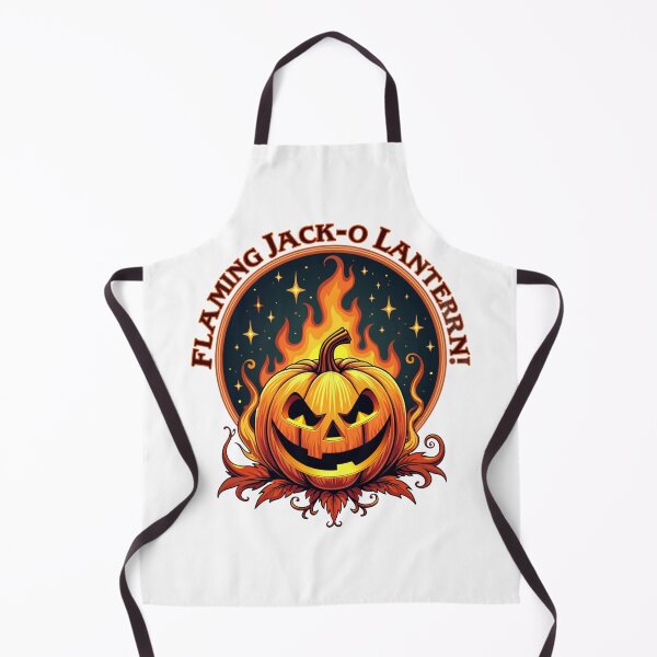 Item preview, Flaming Jack-O Lanterrn Halloween Design For Firefighters designed and sold by UniqueDuoDesign.