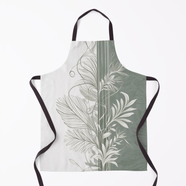 Item preview, Midnight Green Hue and White Leaves Design designed and sold by burbankdesigns.
