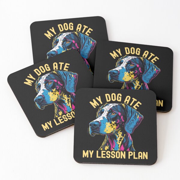 Item preview, My Dog Ate My Lesson Plan | Dalmatian Loving Teacher | Teacher Who Loves Dalmatian | Teacher Dog Lover | Professor Dog Lover | Educator Dog Lover | Teacher Humor | Dalmatian Dog Teacher designed and sold by jadedscientist.