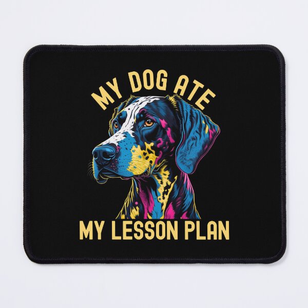 Item preview, My Dog Ate My Lesson Plan | Dalmatian Loving Teacher | Teacher Who Loves Dalmatian | Teacher Dog Lover | Professor Dog Lover | Educator Dog Lover | Teacher Humor | Dalmatian Dog Teacher designed and sold by jadedscientist.