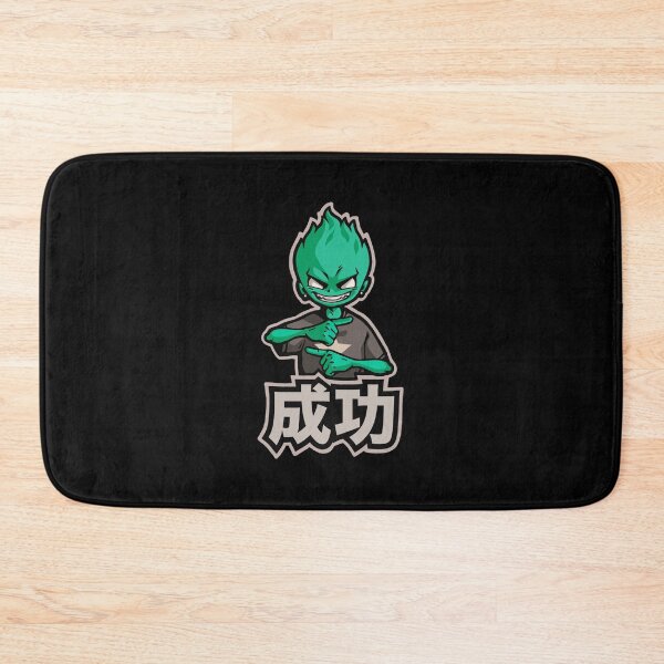 Item preview, Funny green fire boy monster. designed and sold by HYPERBADGE.