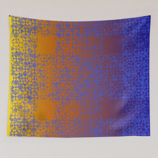 Item preview, Refraction from Yellow to Orange to Burnt to Blue designed and sold by made-with-maths.
