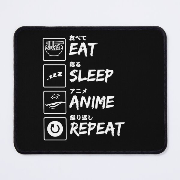 Item preview, Eat Sleep Anime Repeat Funny Anime Binge designed and sold by Hotshots Design.