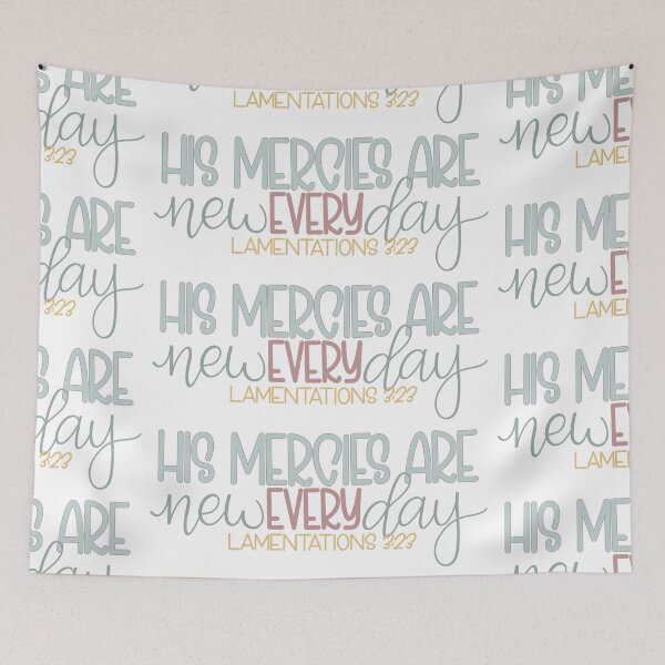 Item preview, His mercies are new every day designed and sold by PurdyCDesigns1.