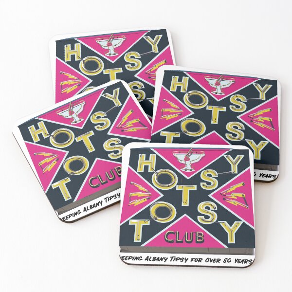 Item preview, Hotsy Totsy Club neon sign (Albany, CA) dive bars designed and sold by PIXEL POP DESIGNS - Beyond the Norm!.