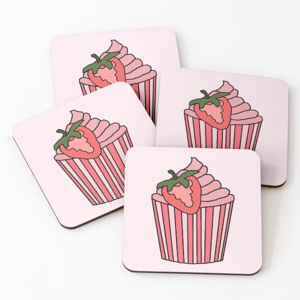 Artikelvorschau, Erdbeer Cupcake entworfen und verkauft von EMStantonDesign.