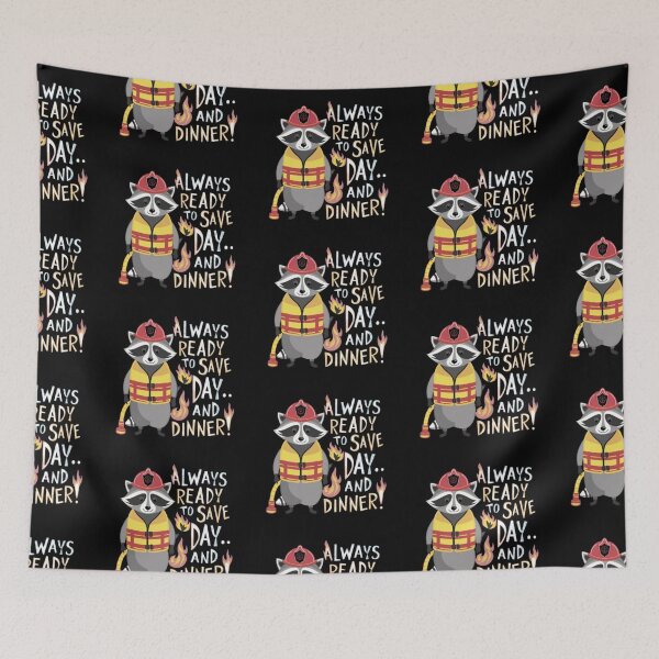 Item preview, Raccon fireman designed and sold by ARTReMi.