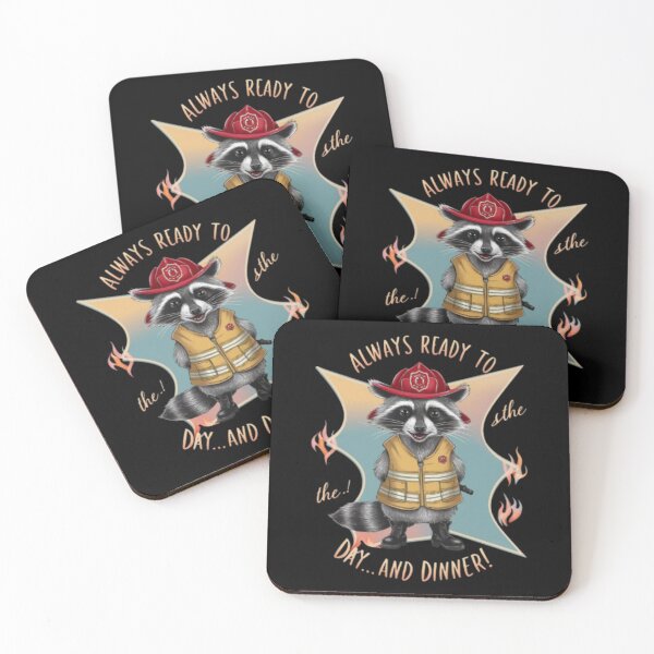 Item preview, Raccon fireman designed and sold by ARTReMi.