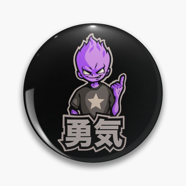 Item preview, The purple fire boys monster designed and sold by HYPERBADGE.