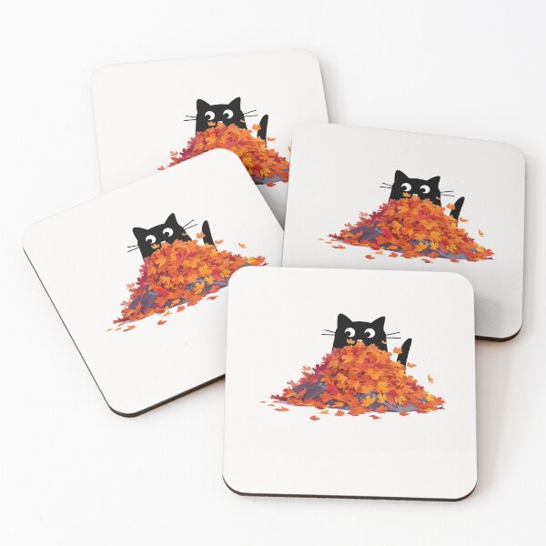Item preview,  Cat In the Leaves Autumn Leafs Autumn Forest designed and sold by MarcelooArt.