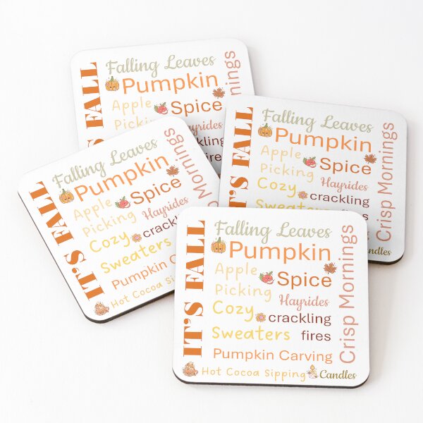 Item preview, It's Fall Pumpkin Spice Graphic designed and sold by CGCreatives.
