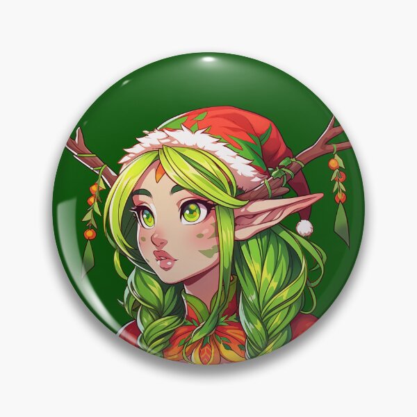 Item preview, Festive Elf Druid designed and sold by A-Artistries.