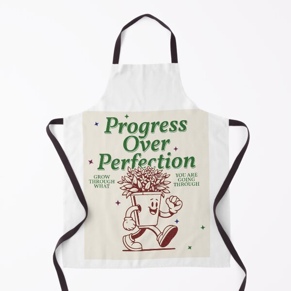 Item preview, Progress Over Perfection Motivational Quote designed and sold by digifaxdesign.