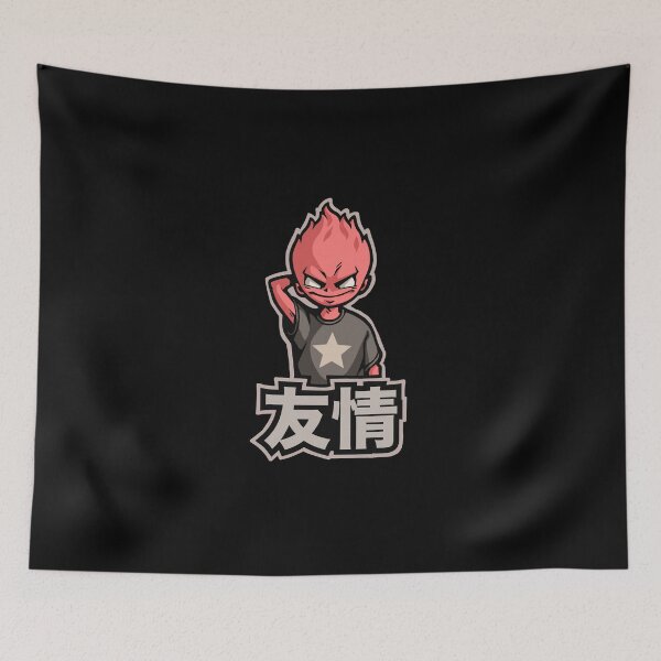 Item preview, Funny red fire boy monster designed and sold by HYPERBADGE.