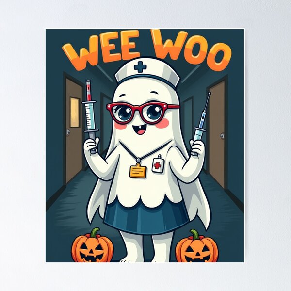 Item preview, Nurse Halloween ready  designed and sold by Brilrabh4goshen.