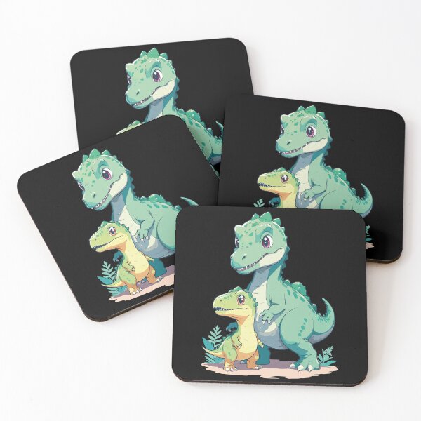 Item preview, Adorable Dinosaur  Mommy and Baby Dino  designed and sold by DrawHandArt.