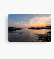 Sunset at Portpatrick Canvas Print