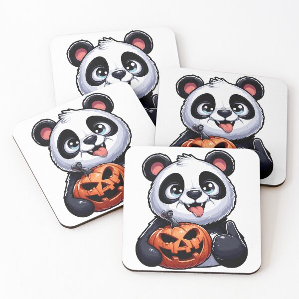 Item preview, Halloween Panda - Spooky and Cute Panda  designed and sold by Tw1nsAIArt.