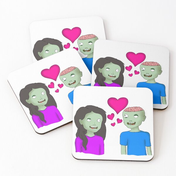 Item preview, Zombies in Love designed and sold by ZomCoCreations.