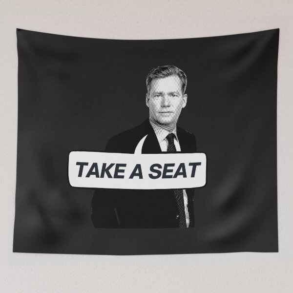 Item preview, TAKE A SEAT | Hansen Pred Catch Inspired | Home Decor Clothing Accessories Chris Cinnamontoastken TCAP  designed and sold by Two Otters Co.