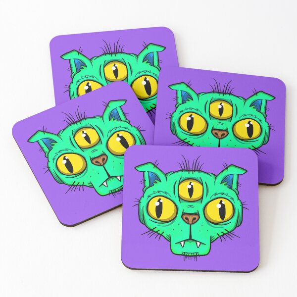 Item preview, Three-eyed cat designed and sold by nacho1988.