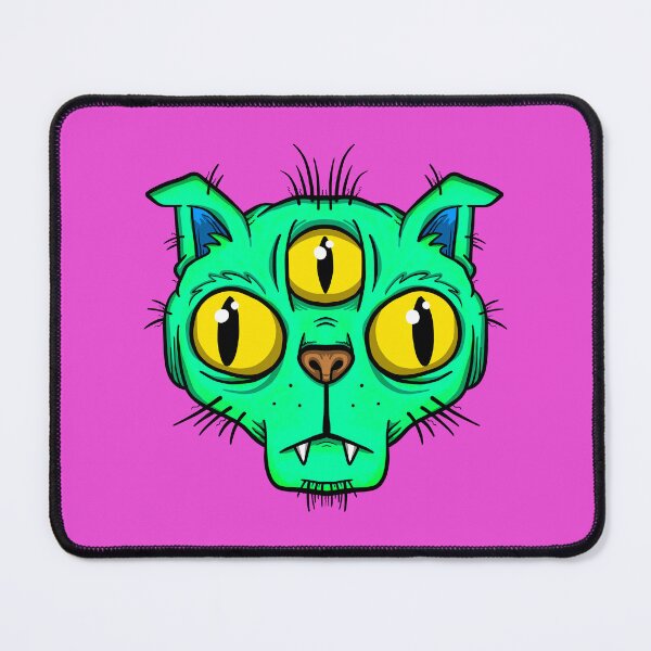Item preview, Three-eyed cat designed and sold by nacho1988.