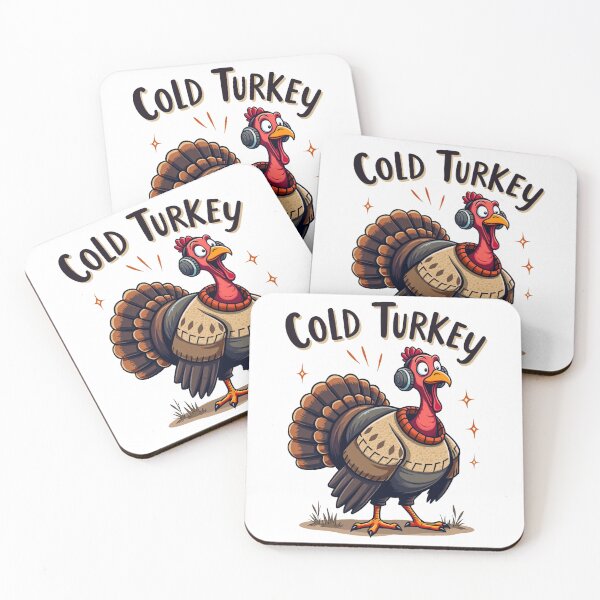 Item preview, Cold Turkey - Funny Saying Pun Quote designed and sold by FunnyFarmDesign.