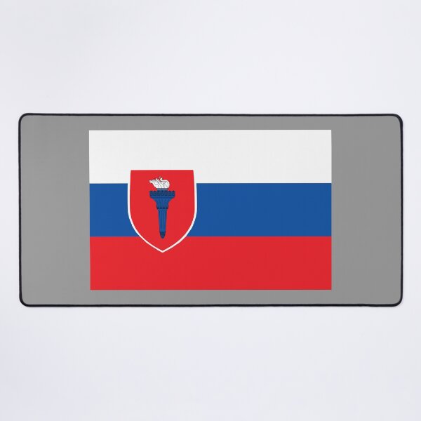 Item preview, Slovakian National Flag with Lantern of Liberty Coat of Arms Shield (slovenská štátna vlajka s lampášom slobody erbový štít) designed and sold by JonathanR1994.