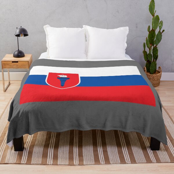 Item preview, Slovakian National Flag with Lantern of Liberty Coat of Arms Shield (slovenská štátna vlajka s lampášom slobody erbový štít) designed and sold by JonathanR1994.