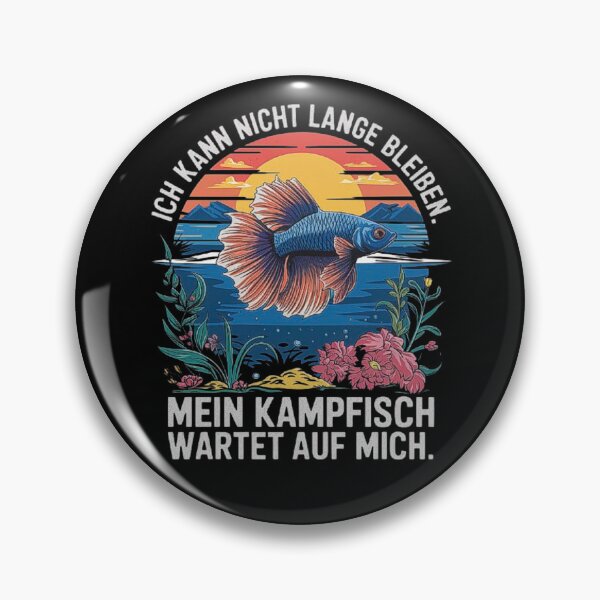 Item preview, Betta Fish Waiting: Fun German Betta Fish Design designed and sold by love3617.