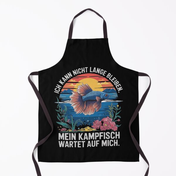 Item preview, Betta Fish Waiting: Fun German Betta Fish Design designed and sold by love3617.