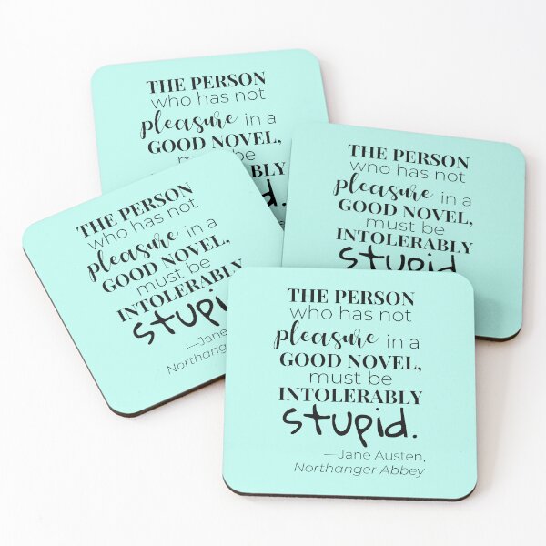 Item preview, The person who has not pleasure in a good novel must be intolerably stupid designed and sold by NerdyThreadArt.
