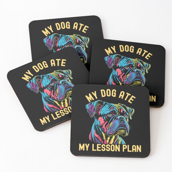 Item preview, My Dog Ate My Lesson Plan | Boxer Loving Teacher | Teacher Who Loves Boxers | Teacher Dog Lover | Professor Dog Lover | Educator Dog Lover | Teacher Humor | Boxer Dog Teacher designed and sold by jadedscientist.