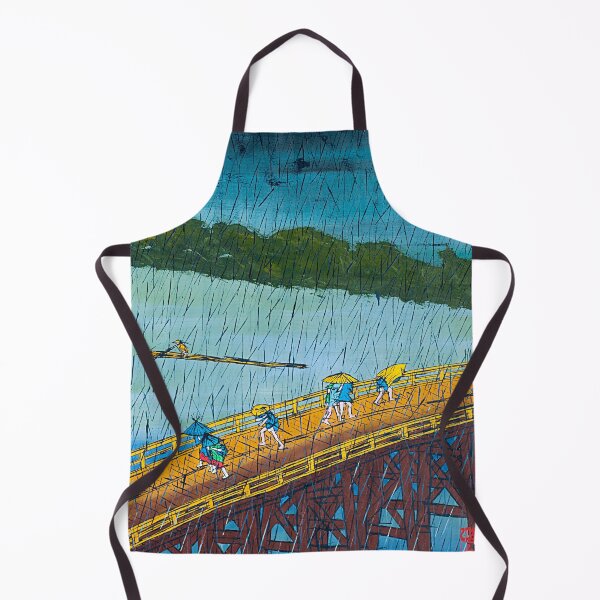 Item preview, Sudden Shower on Ohashi Bridge near Atake after Hiroshige designed and sold by muhaonline.