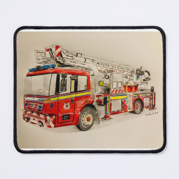 Item preview, Norfolk ALP Fire truck designed and sold by Truck drawing art.