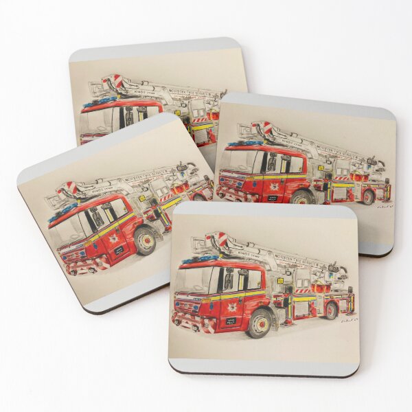 Item preview, Norfolk ALP Fire truck prints designed and sold by Truck drawing art.
