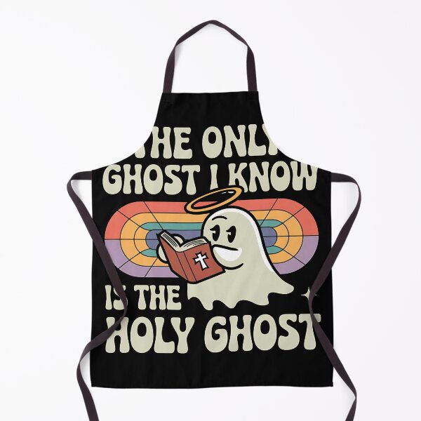 Item preview, The Only Ghost is the Holy Ghost – Christian Humor for Halloween designed and sold by FocusedPatterns.