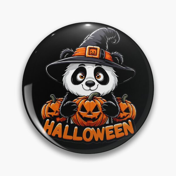 Item preview, Halloween Panda - Spooky and Cute Panda in Halloween Costume designed and sold by Tw1nsAIArt.