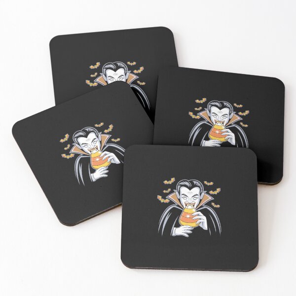 Item preview, CUTE VAMPIRE WITH CANDY CORN HALLOWEEN KIDS GRAPHIC  designed and sold by YourTrendyTees.