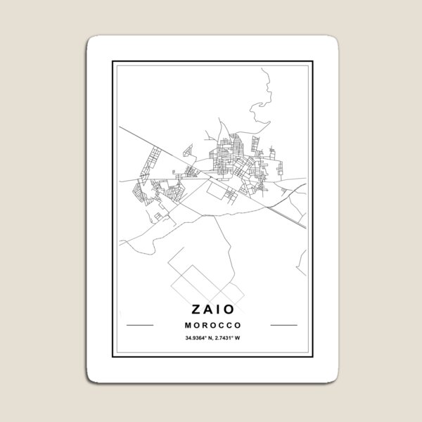 Item preview, Zaio Map designed and sold by SHAMPAIN-ART-CO.