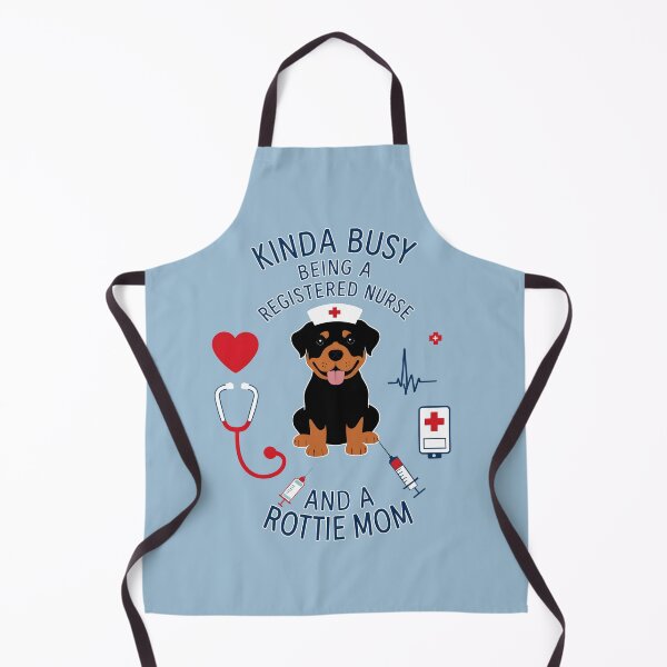 Item preview, Kinda Busy Being a Registered Nurse and a Rottie Mom - Cute Rottweiler Nurse Design designed and sold by brindled.