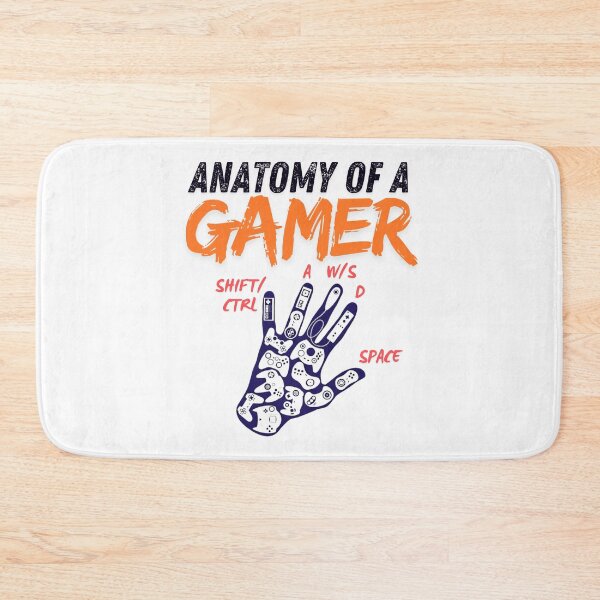 Item preview, Anatomy Of A Gamer Meme Skeleton Hand Funny Men Boys Kids designed and sold by Miumed.
